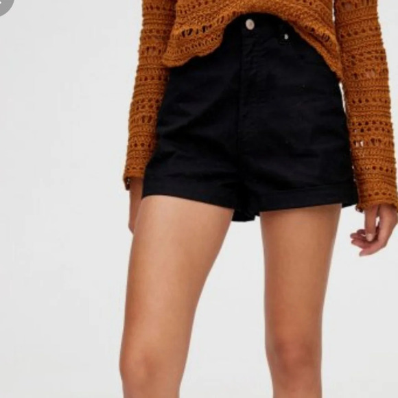 Pull&Bear high waist denim shorts nwt size 0 - Picture 8 of 10